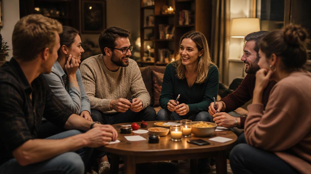 Quizabend im Wohnzimmer mit Takt und Witz