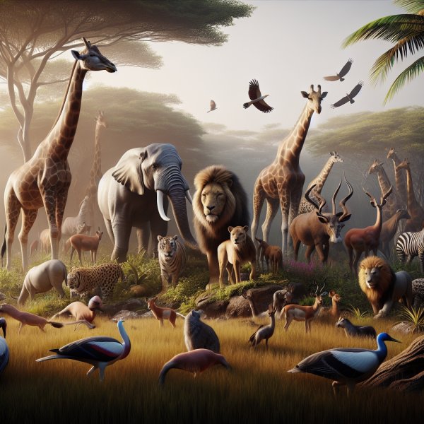 Die Vielfalt der afrikanischen Wildtiere