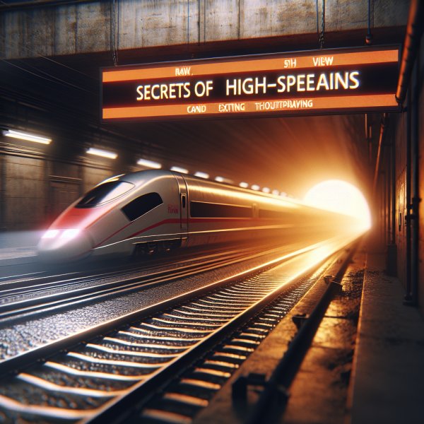 Die Geheimnisse der Hochgeschwindigkeitszüge: Bist du bereit für die Schockierenden Wahrheiten?