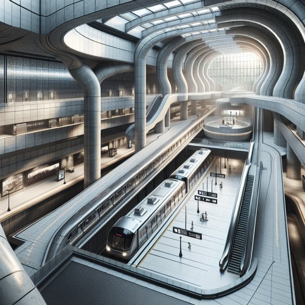 Architektur der modernen U-Bahn-Stationen