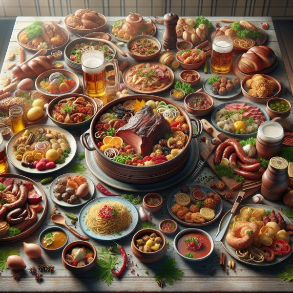 Kulinarische Spezialitäten der Regionen in Deutschland