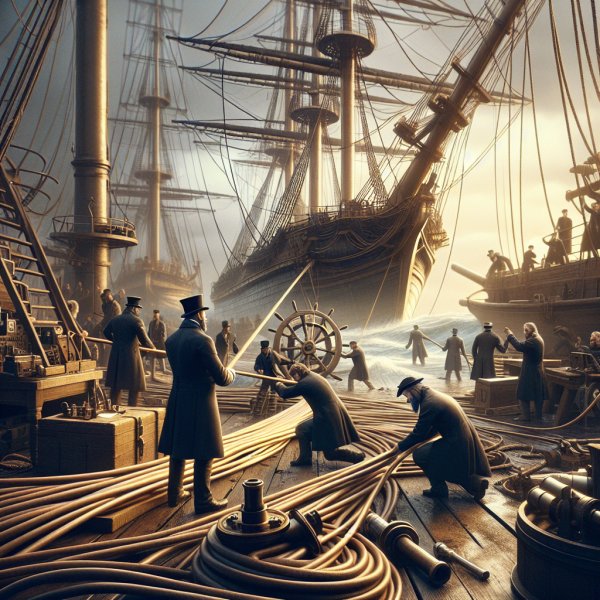 Die Entwicklung der menschlichen Vernetzung durch die Erfindung des Transatlantikkabels