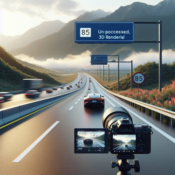 Die Geschwindigkeitsbegrenzung auf der Autobahn