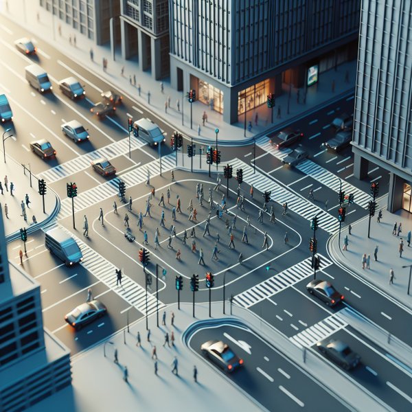 Verhaltensregeln an Kreuzungen