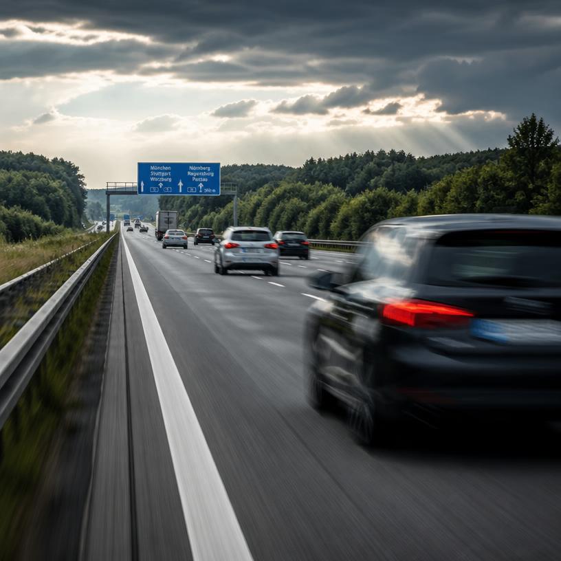 Rasantes Autobahn-Wissen