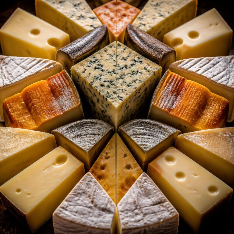 Käse-Kaleidoskop
