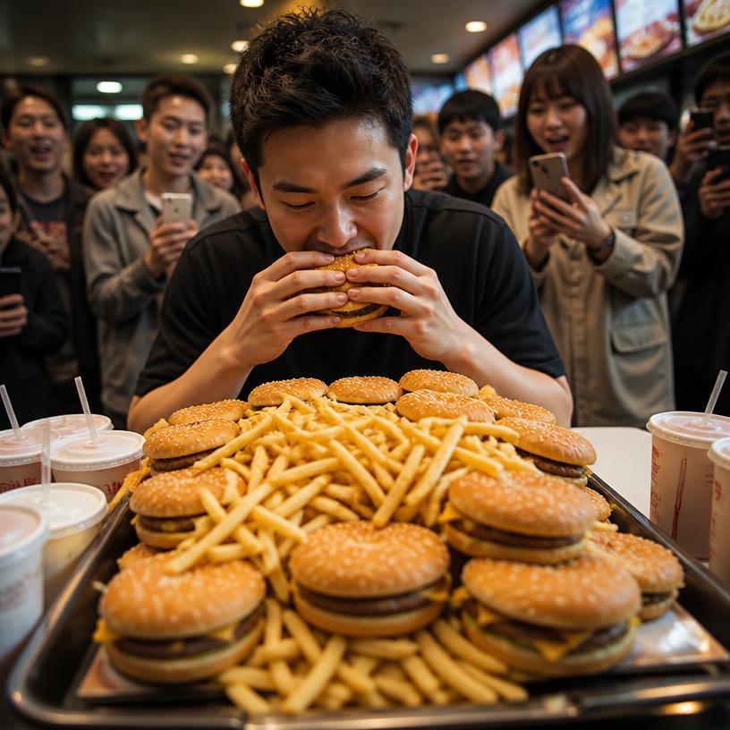 Weltweite Fast-Food-Challenge