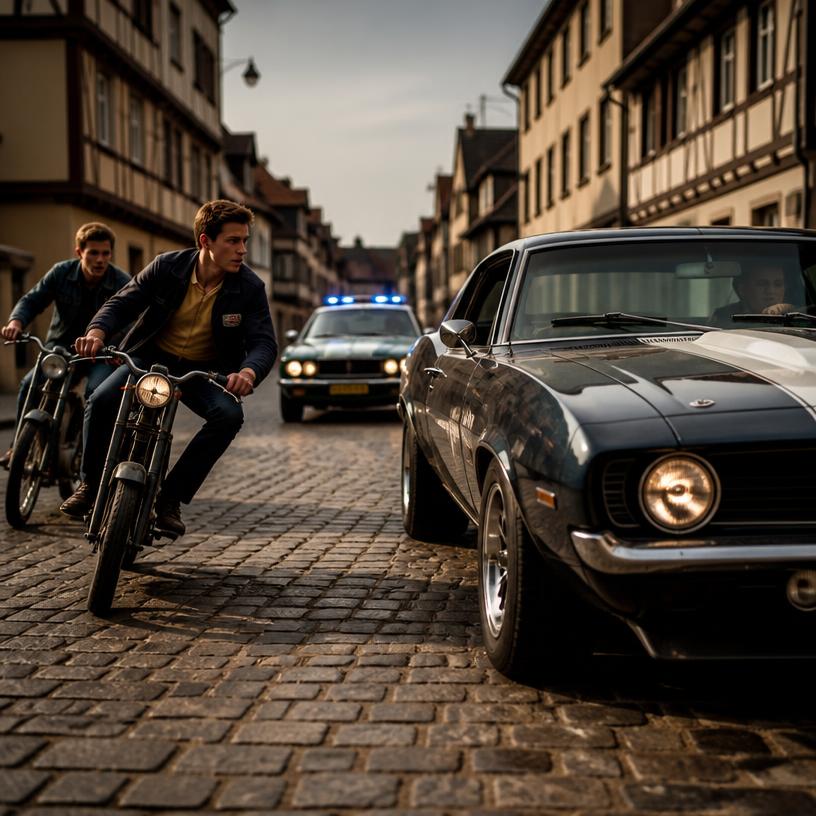 Mopeds, Muscle Cars und Movie-Action