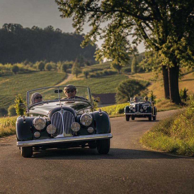 Nostalgische Runden über Oldtimer
