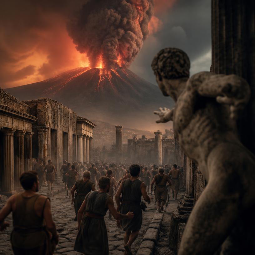 Pompeji: Letztes Aufbäumen im Vulkanglühen!