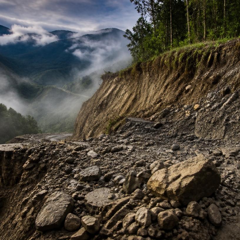 Die Geheimnisse der Erde: Erosion und Bergrutschen
