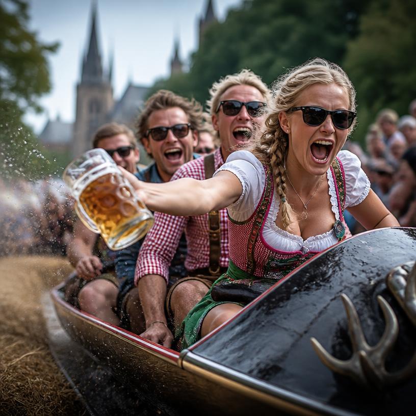 Sport-Raketen: Halte dein Bier fest!