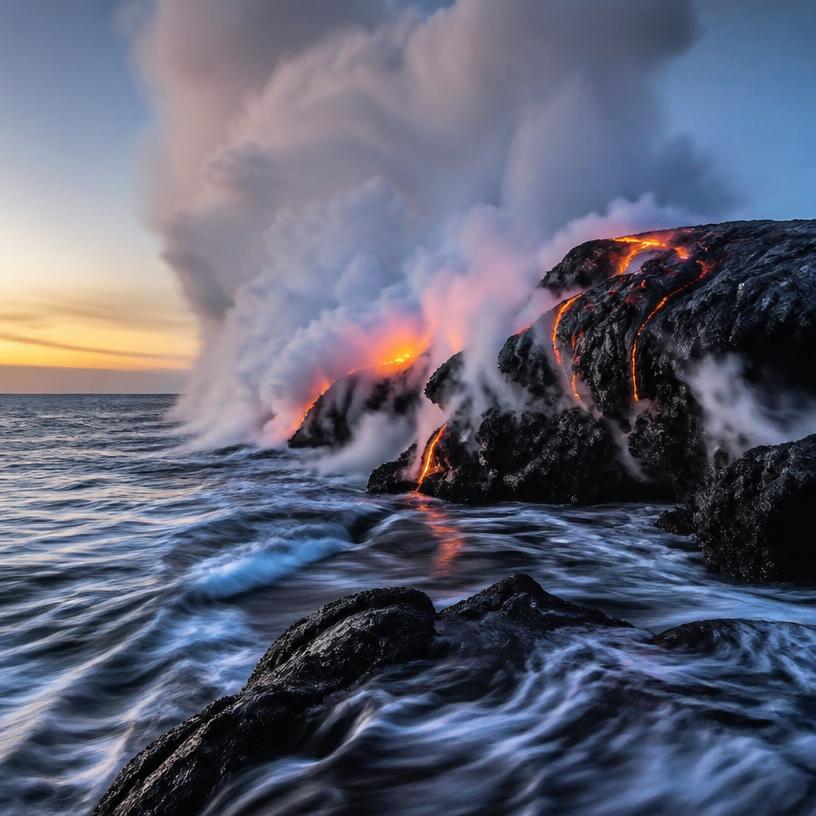 Elementare Dualität: Feuer und Wasser in der Natur