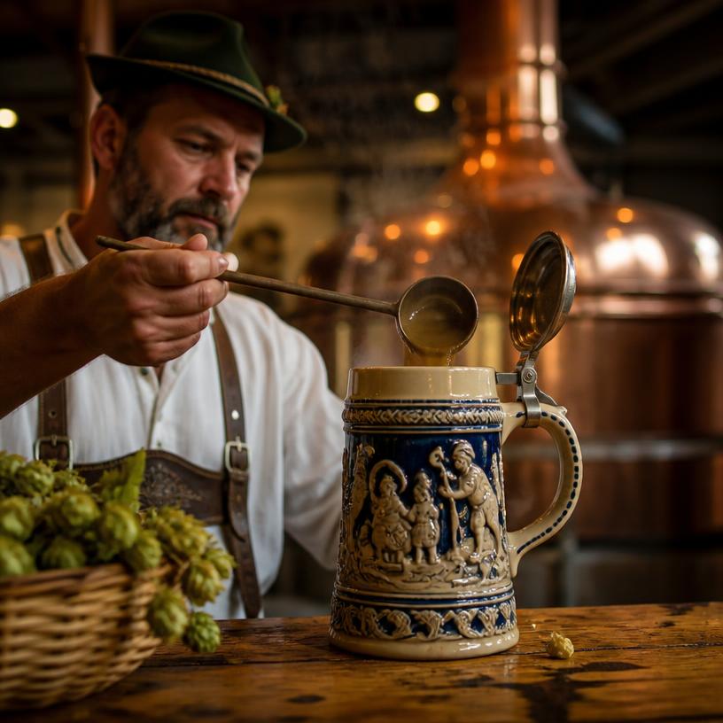 Bierkrug und Braukunst