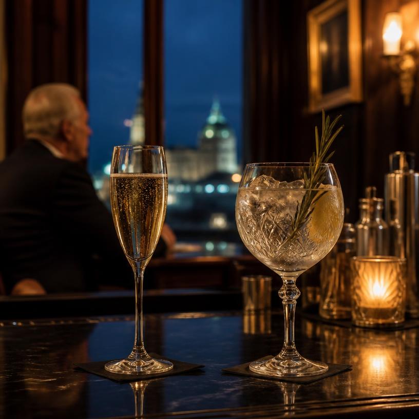 Ein Schluck Nostalgie: Champagner oder Gin?