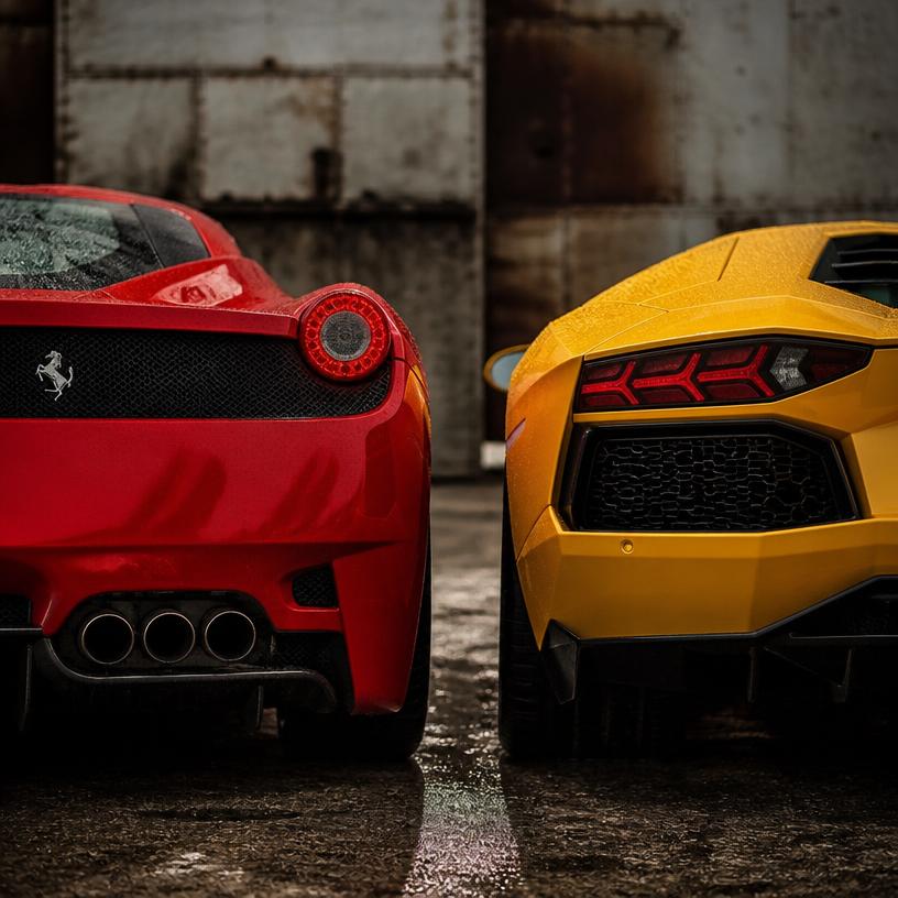 Motoren-Match: Ferrari vs. Lamborghini