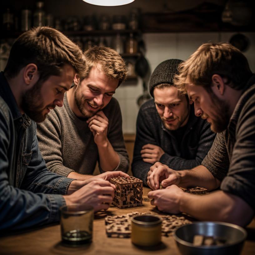 Knobelstunde mit den Kumpels!