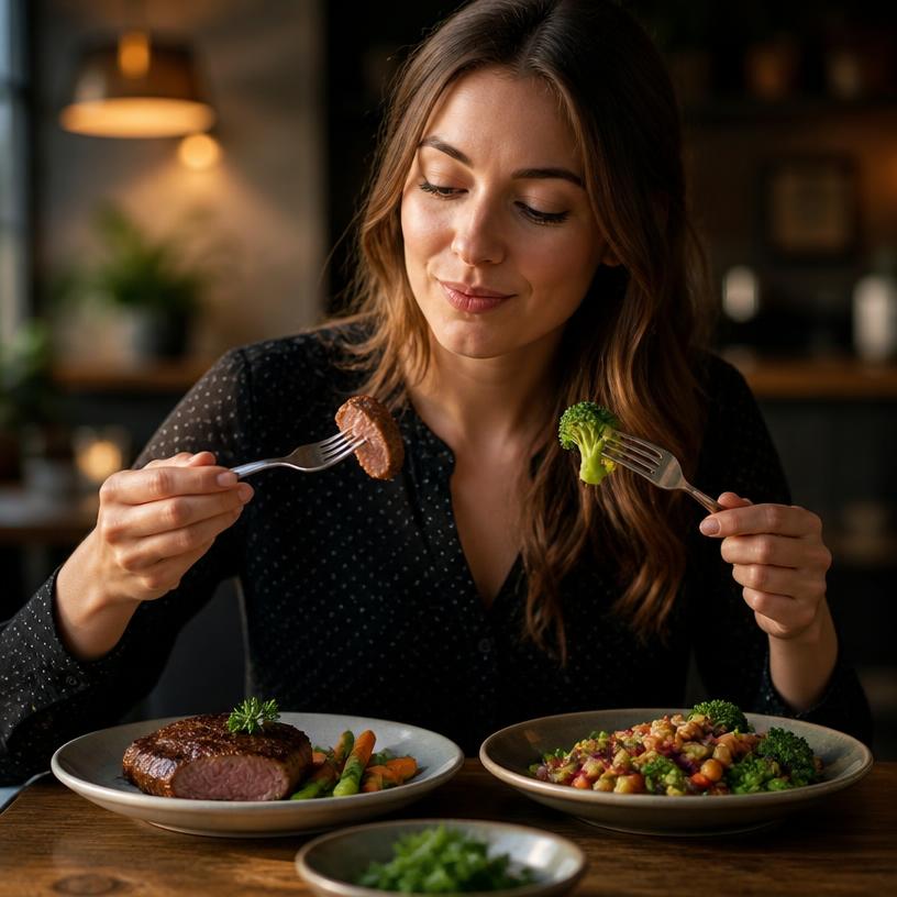 Fleisch oder Veggie: Der Geschmackstest